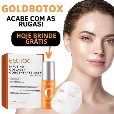 Kit Máscara GoldBotox | + SPRAY DE BRINDE| Frete Grátis