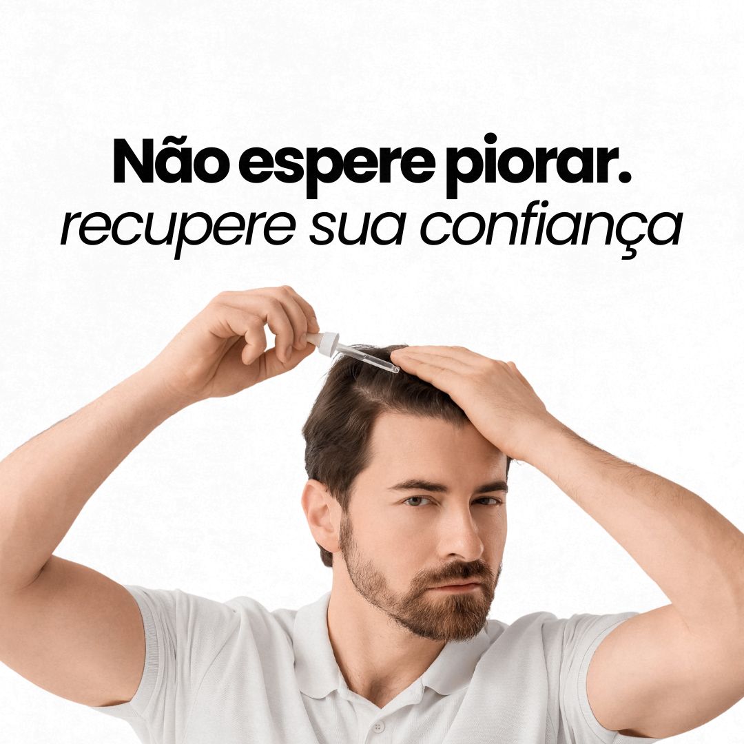 Sérum de crescimento capilar - alecrim, abacate e rícino