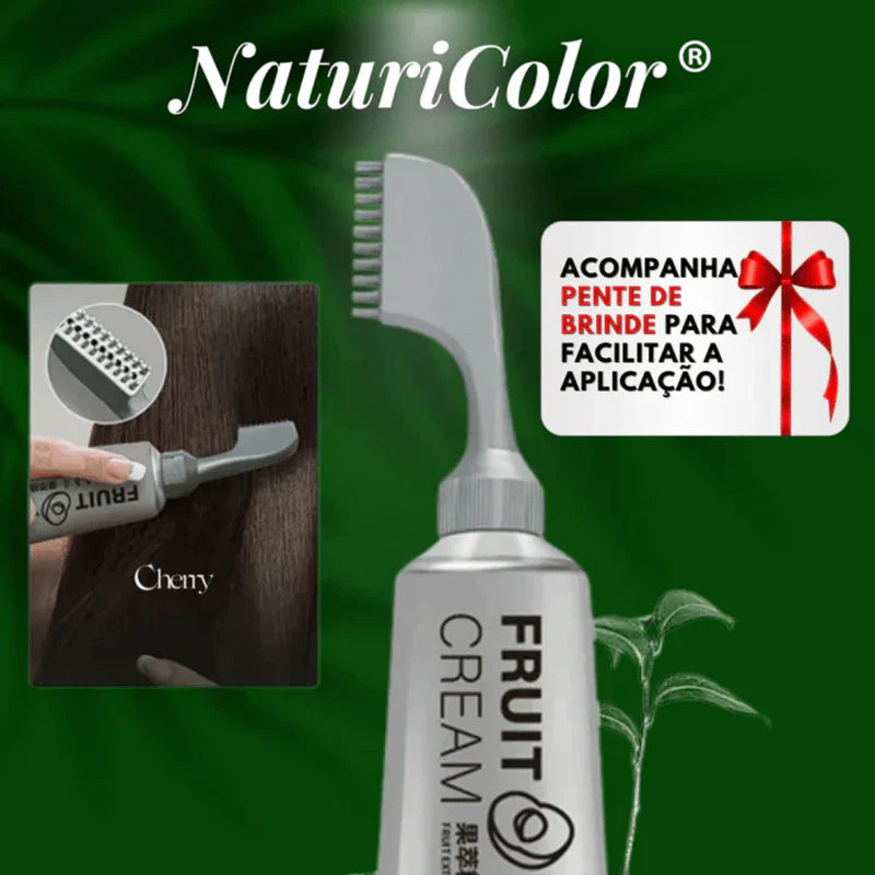 Tinta de Cabelo Vegetal NaturiColor + Escovinha Brinde |COMPRE 2 LEVE 3| + Frete Grátis