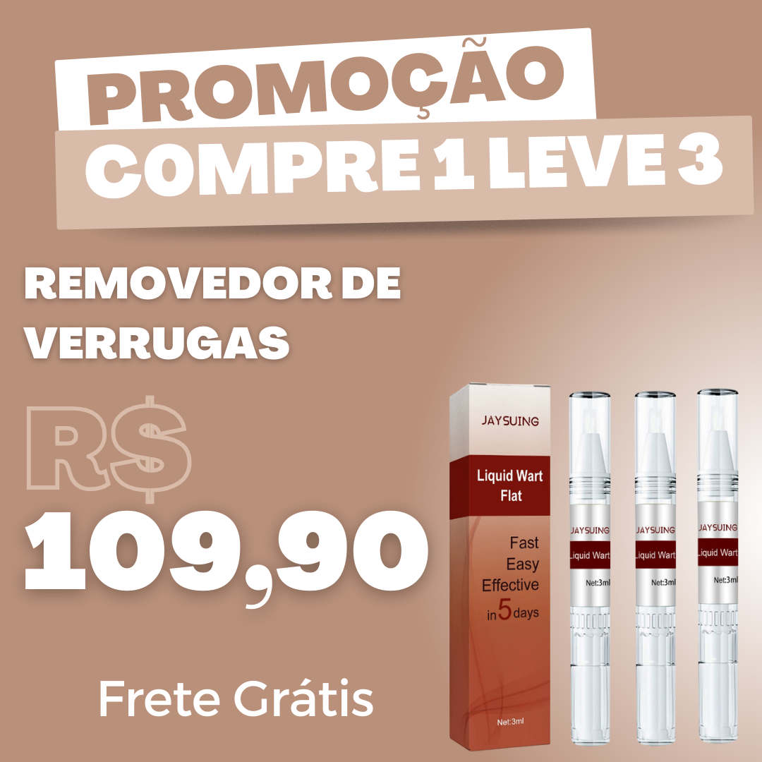 Removedor de Verrugas WipeOff™ |COMPRE 1 LEVE 3| + Frete Grátis (Oferta de Black Friday)