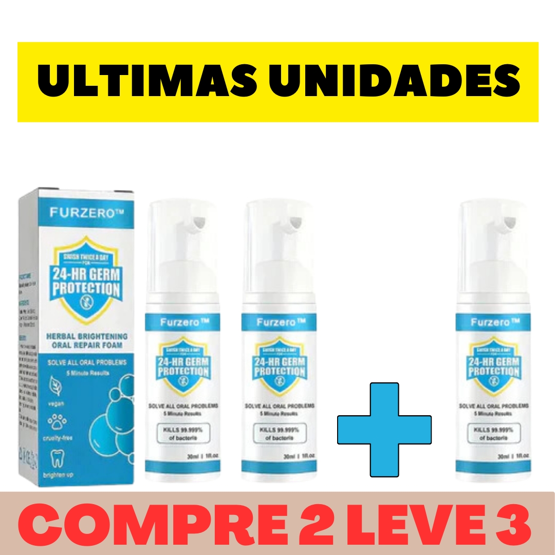 Espuma Reparadora Bucal Furzero® |COMPRE 2 LEVE 3| + Frete grátis