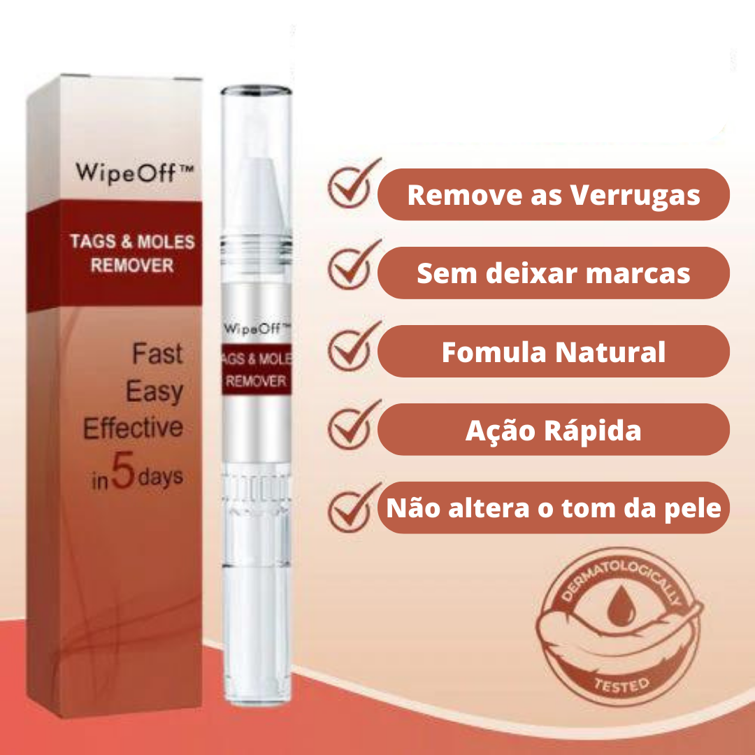 Removedor de Verrugas WipeOff™ |COMPRE 1 LEVE 3| + Frete Grátis (Oferta de Black Friday)