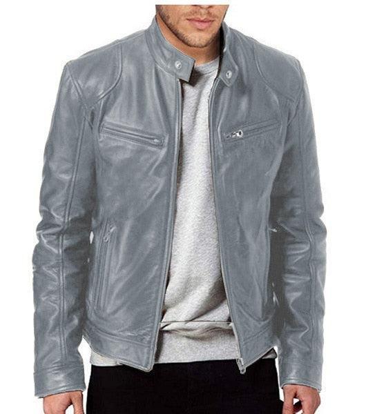 Jaqueta Masculina em Couro PU - Yakuza / Estilo Sofisticado e Minimalista!