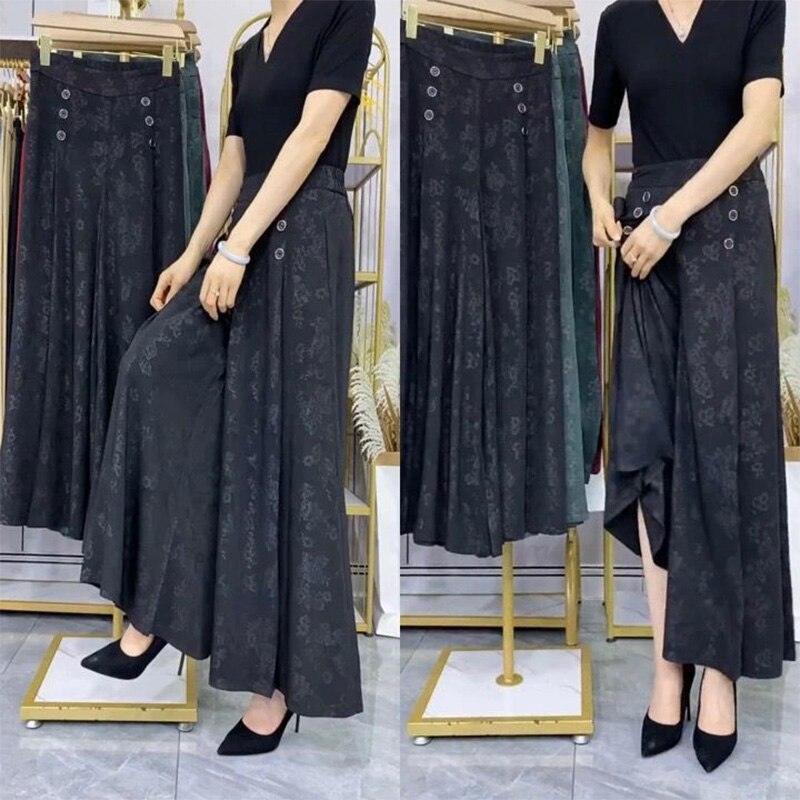 Calça Saia Madame™ em Seda Gelo / A Campeã em Leveza & Elegância!