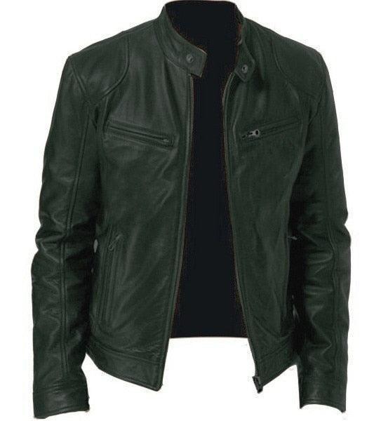 Jaqueta Masculina em Couro PU - Yakuza / Estilo Sofisticado e Minimalista!