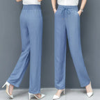 Calça Jeans Meg™ Super Confort / Fresca e Larguinha na Medida Certa!