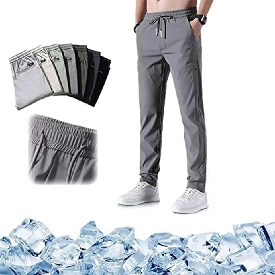 Calças Unissex Stronger em Seda Gelo / Kit com 3 Unidades (Preto, Cinza, Verde)