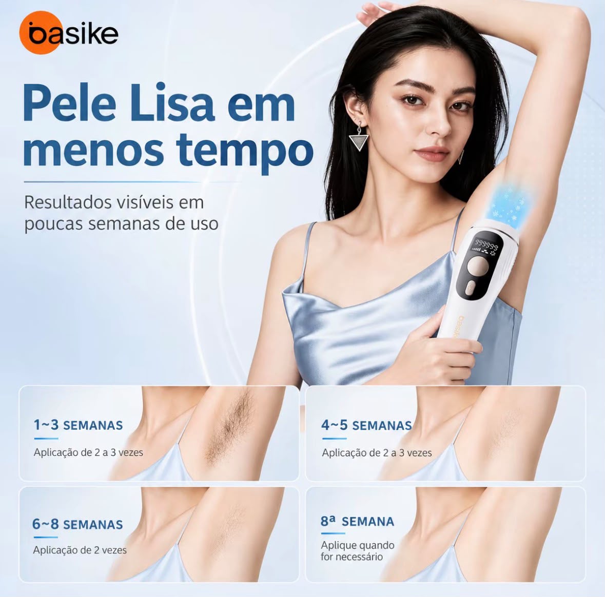 LumiSmooth Pro - Depilador a Laser com Efeito Gelo