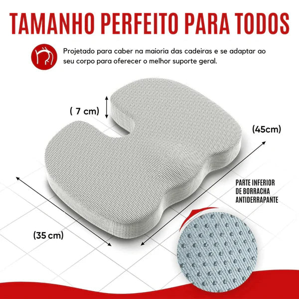 Almofada De Assento Ortopédico para Alívio de Pressão