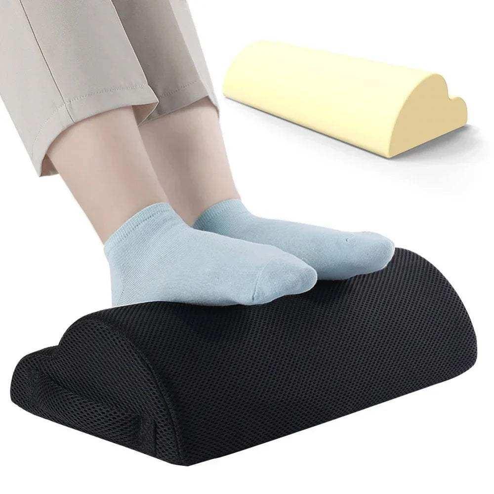Descanso para Pés Ergonômico - Alívio de Fadiga para Escritório