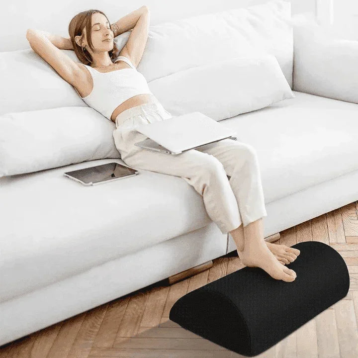 Descanso para Pés Ergonômico - Alívio de Fadiga para Escritório