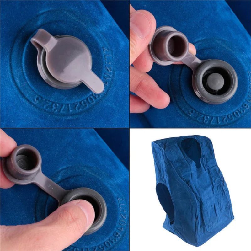 Travesseiro Inflável Ergonômico para Viagem