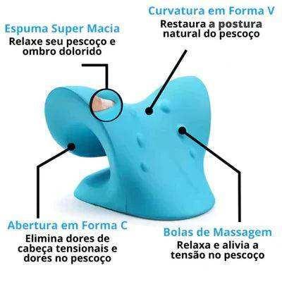 Travesseiro Ortopédico de Tração Cervical
